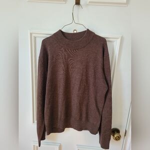 Vintage Peletti Mens Sweater Brown 100% Acrylic Size Medium